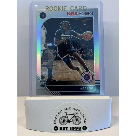 2019/20 NBA Hoops Premium Stock NAZ REID Silver Prizm Refractor RC Rookie Card - Picture 2 of 6